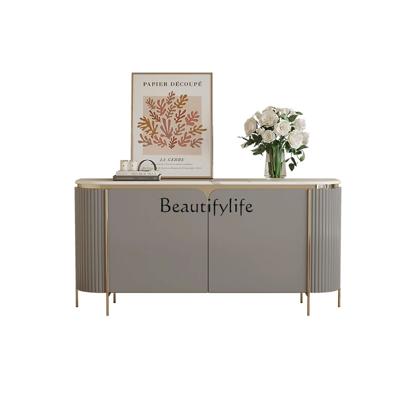 Light luxury marble dining side cabinet, simple living room partition decoration foyer entrance door
Light luxury marble dining side cabinet, simple living room partition decoration foyer entrance door