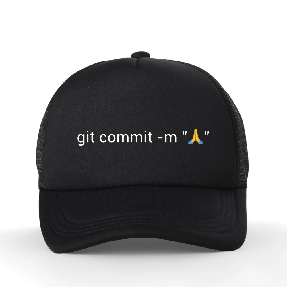 Trust Me I am an Engineer Git Commit Funny Dad Hat Prayer Hands Essential Print Baseball Cap Fashion Adjustable Snapback
Trust Me I am an Engineer Git Commit Funny Dad Hat Prayer Hands Essential Print Baseball Cap Fashion Adjustable Snapback
