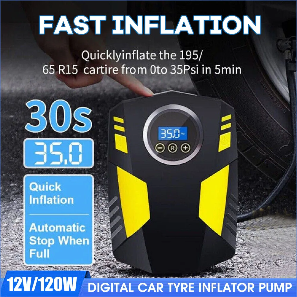 Портативный автомобильный воздушный компрессор 150psi, цифровой насос для накачки шин светодиодный Ной лампой, компрессор для автомобильного двигателя
Портативный автомобильный воздушный компрессор 150psi, цифровой насос для накачки шин светодиодный Ной лампой, компрессор для автомобильного двигателя