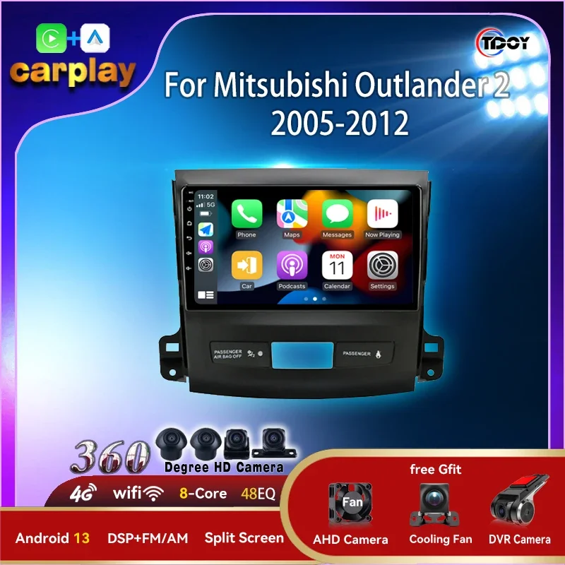 2Din Android Car Radio For Mitsubishi Outlander 2 2005-2012 Autoradio Android 13 Carplay Android Auto Wireless Car Video Player
2Din Android Car Radio For Mitsubishi Outlander 2 2005-2012 Autoradio Android 13 Carplay Android Auto Wireless Car Video Player