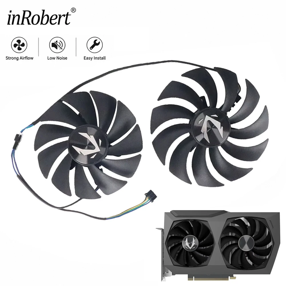 For ZOTAC GAMING GeForce RTX 3070 Twin Edge OC 88MM 100MM GA92S2U RTX3070 Graphics Card Replacement Fan
For ZOTAC GAMING GeForce RTX 3070 Twin Edge OC 88MM 100MM GA92S2U RTX3070 Graphics Card Replacement Fan