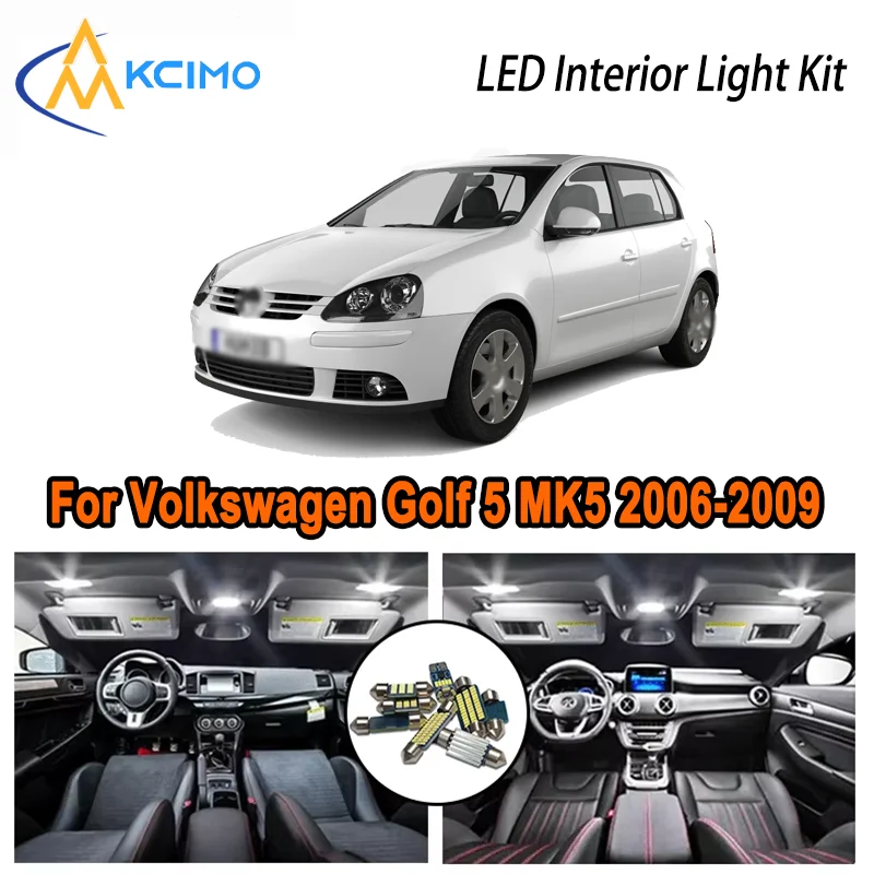 For Volkswagen Golf 5 MK5 2006-2009 2006 2007 2008 2009 LED Interior Dome Map Trunk Light Kit Car Led Lamps Canbus No Error
For Volkswagen Golf 5 MK5 2006-2009 2006 2007 2008 2009 LED Interior Dome Map Trunk Light Kit Car Led Lamps Canbus No Error