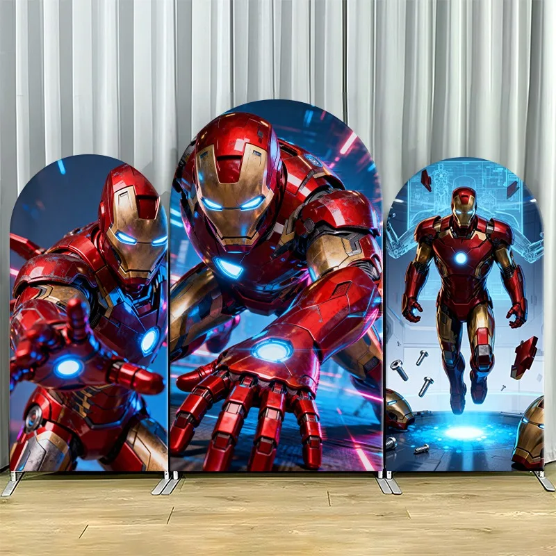 Arch Backdrop Cover Single Side Iron Man Superhero Party Decoration Photo Booth Background Props Event Supplies Room Decor
Arch Backdrop Cover Single Side Iron Man Superhero Party Decoration Photo Booth Background Props Event Supplies Room Decor