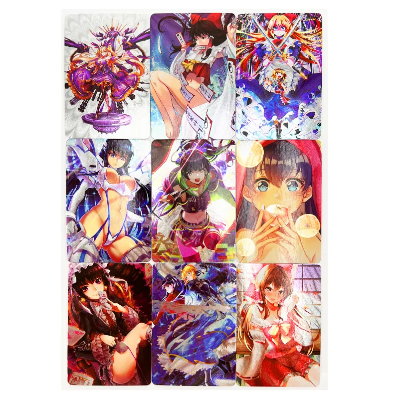 9pcs/set Rough Flash ACG Sexy Girl Toys Hobbies Hobby Collectibles Game Collection Anime Cards
9pcs/set Rough Flash ACG Sexy Girl Toys Hobbies Hobby Collectibles Game Collection Anime Cards