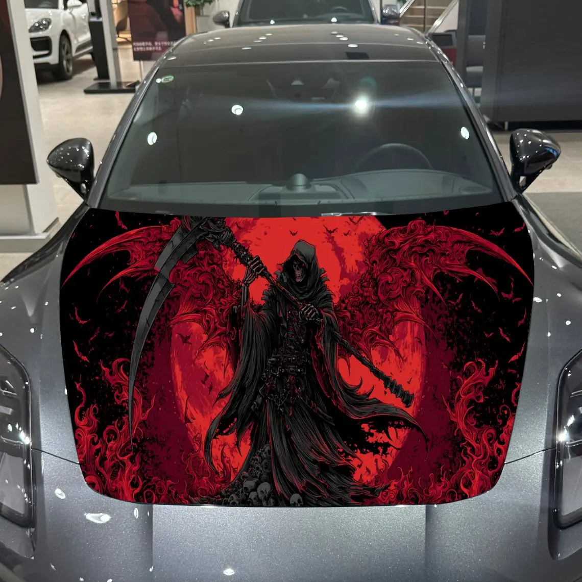 Crimson Reaper Dragon Wonder Journey PVC Car Engine Hood Vinyl Wraps, Self-Adhesive Waterproof Car Hood Decal Sticker, Car Decor
Crimson Reaper Dragon Wonder Journey PVC Car Engine Hood Vinyl Wraps, Self-Adhesive Waterproof Car Hood Decal Sticker, Car Decor