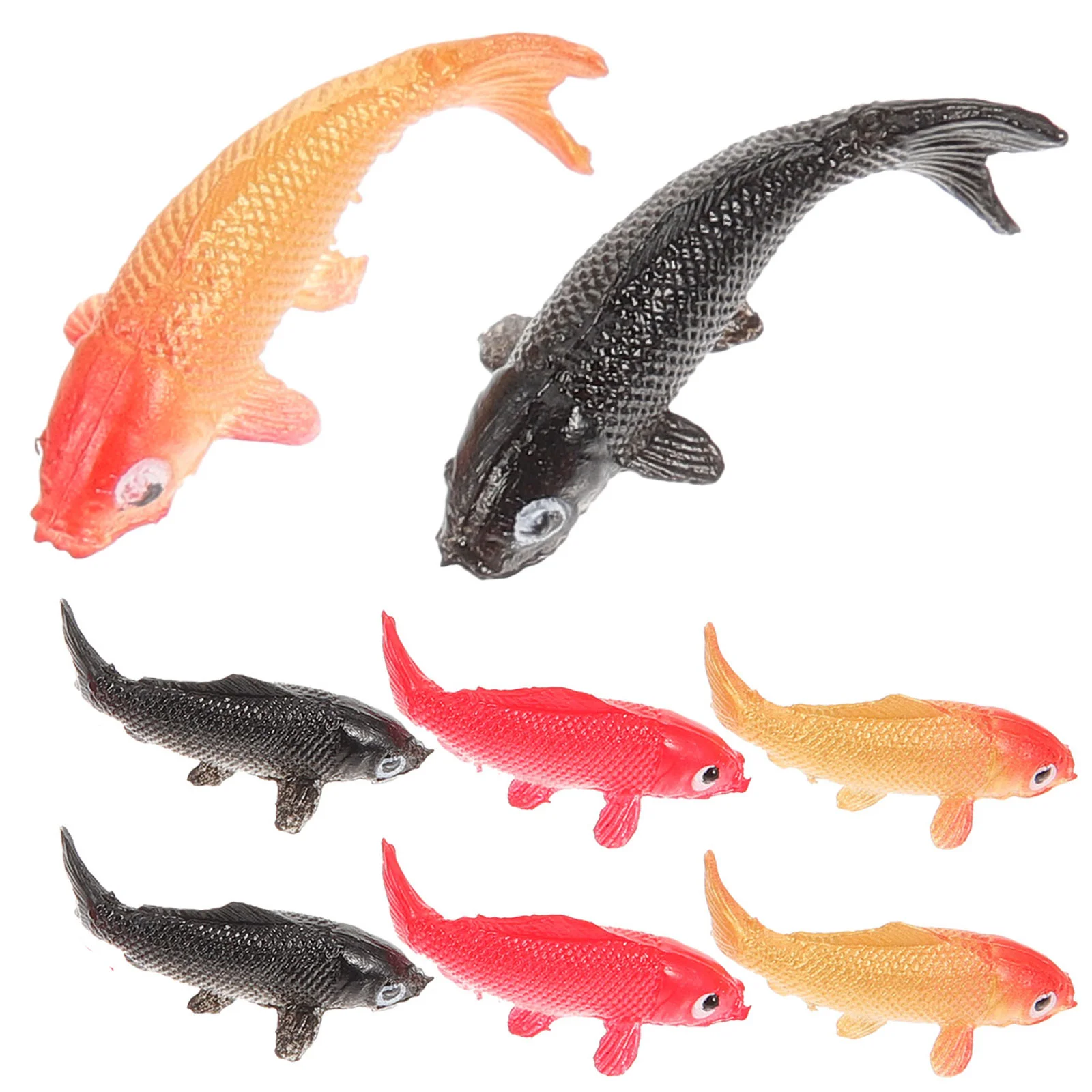 8 Pcs House Model Mini Carp Fish Figurine Goldfish for Decor Miniature Statue
8 Pcs House Model Mini Carp Fish Figurine Goldfish for Decor Miniature Statue