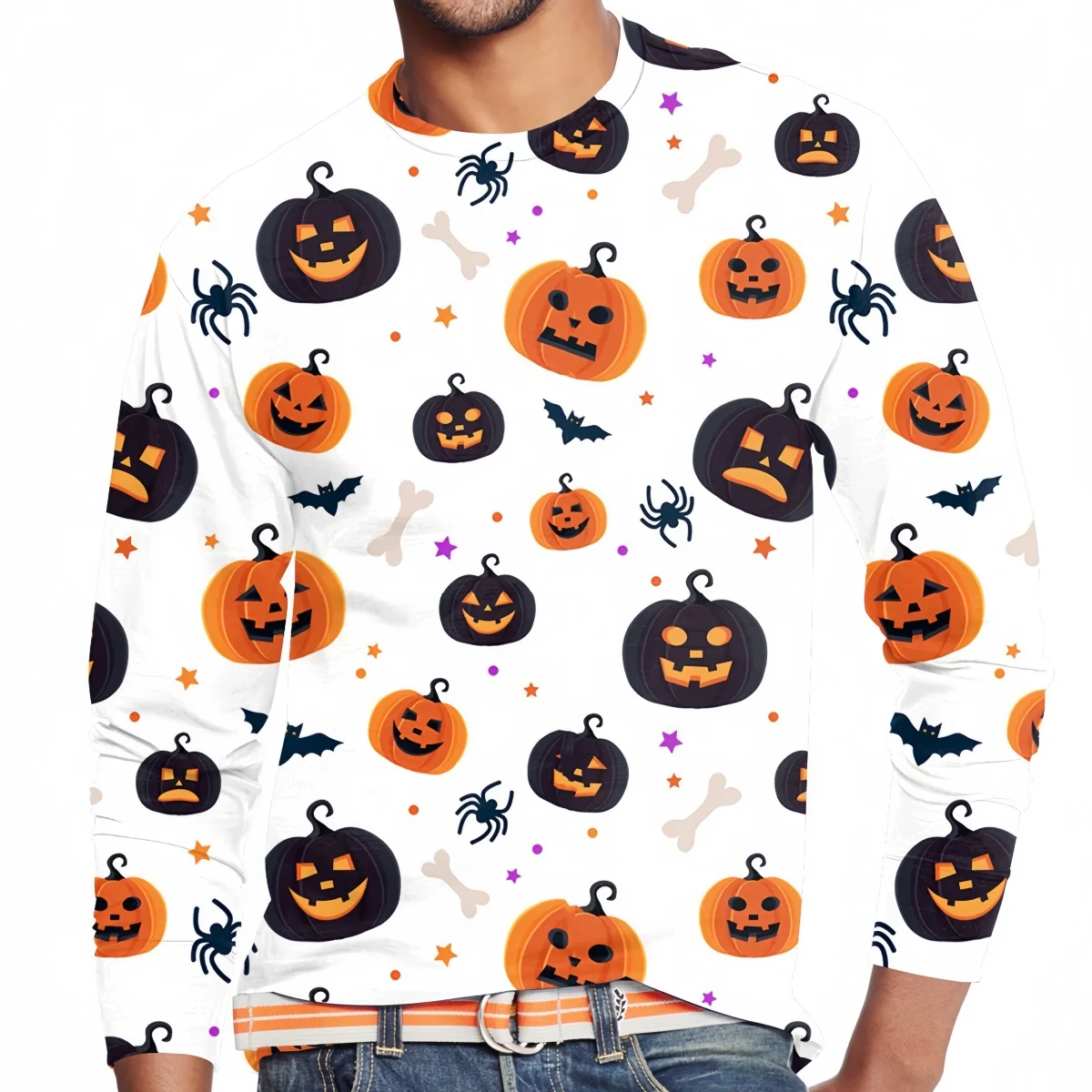 Funny Halloween Style Pumpkin Lamp Skull Graphic 3D Print T Shirt For Men Autumn Casual Breathable Long Sleeve Tee Daily Clothes
Funny Halloween Style Pumpkin Lamp Skull Graphic 3D Print T Shirt For Men Autumn Casual Breathable Long Sleeve Tee Daily Clothes