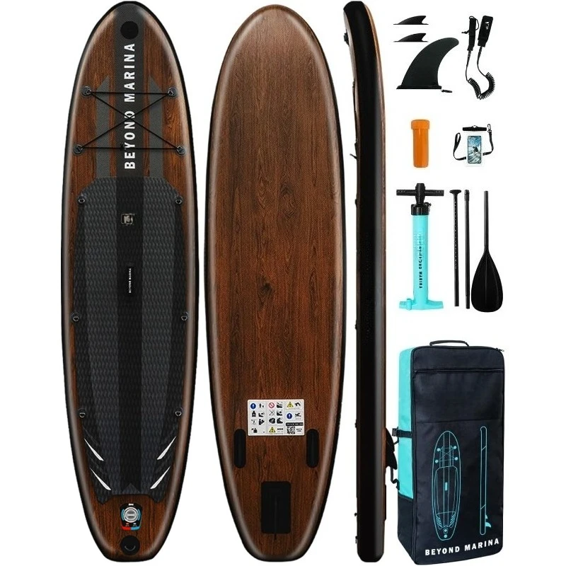 Inflatable Stand Up Paddle Board, 10'6" SUP Paddleboard for Adult, Premium Accessories | Non-Slip 5MM EVA Deck & F
Inflatable Stand Up Paddle Board, 10'6" SUP Paddleboard for Adult, Premium Accessories | Non-Slip 5MM EVA Deck & F