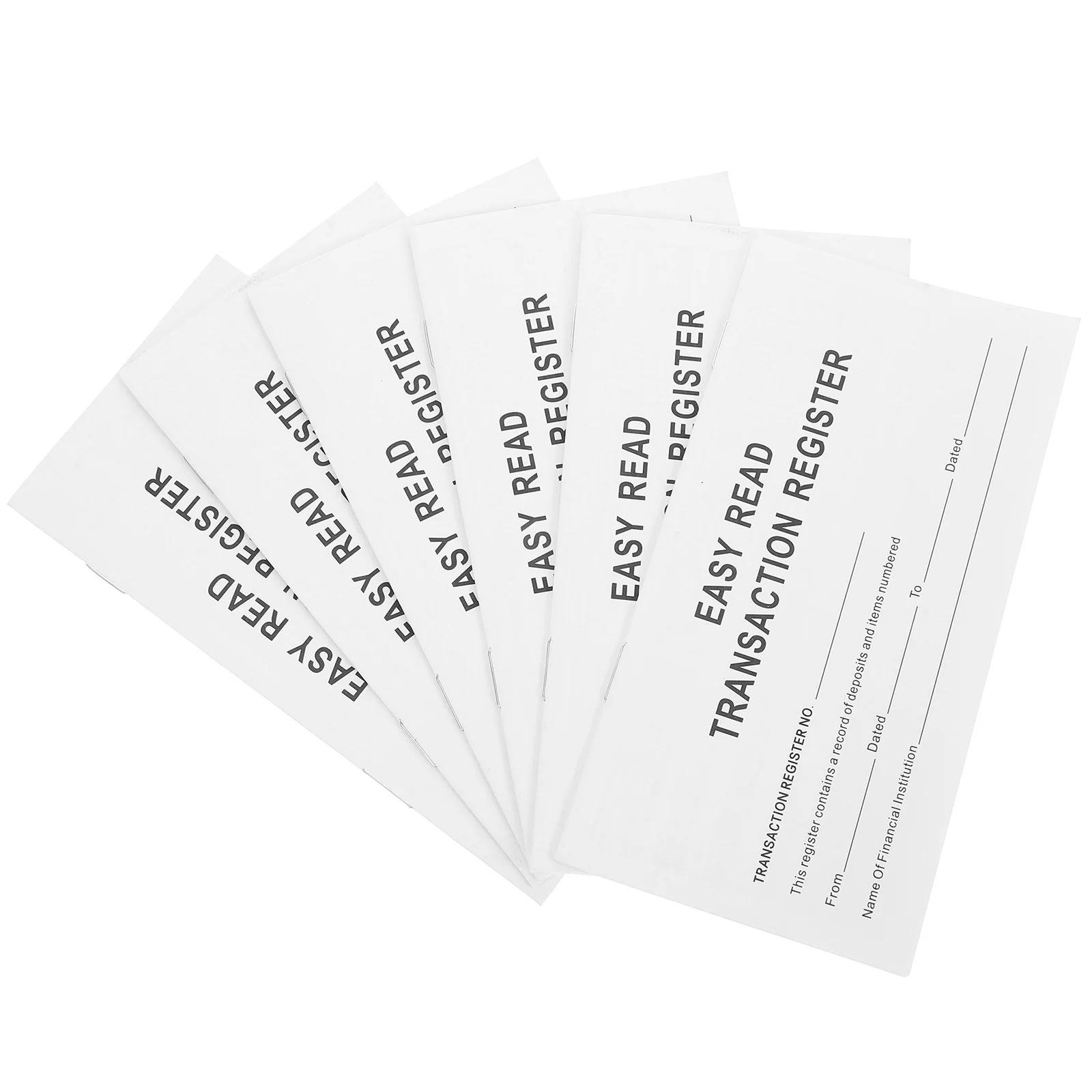 6 Books Check The Notebook Checkbook Recorder Financial Organizer Currency Tracker Tracking Tool Paper Personal Budgeting
6 Books Check The Notebook Checkbook Recorder Financial Organizer Currency Tracker Tracking Tool Paper Personal Budgeting
