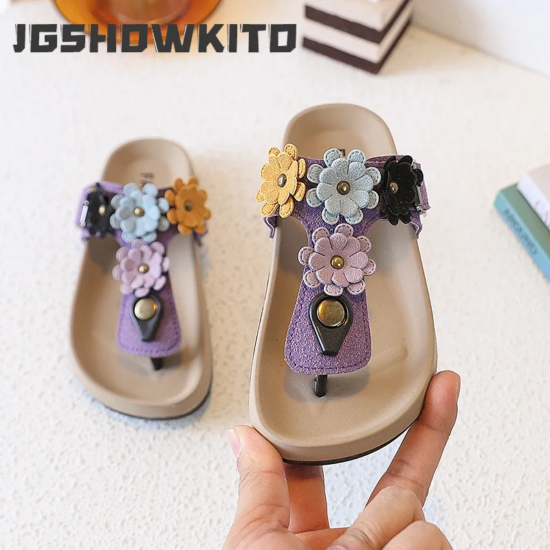 JGSHOWKITO Outdoor Children Breathable Flip Flops New Girl Summer Flower Sandals Daily Wear T-strap Kids Beach Clip-toe Slippers
JGSHOWKITO Outdoor Children Breathable Flip Flops New Girl Summer Flower Sandals Daily Wear T-strap Kids Beach Clip-toe Slippers