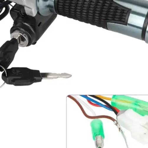 Руль электрического скутера с замком зажигания и ЖК-дисплеем скорости, совместимый с моделями электромобилей 36V48V60V
Руль электрического скутера с замком зажигания и ЖК-дисплеем скорости, совместимый с моделями электромобилей 36V48V60V