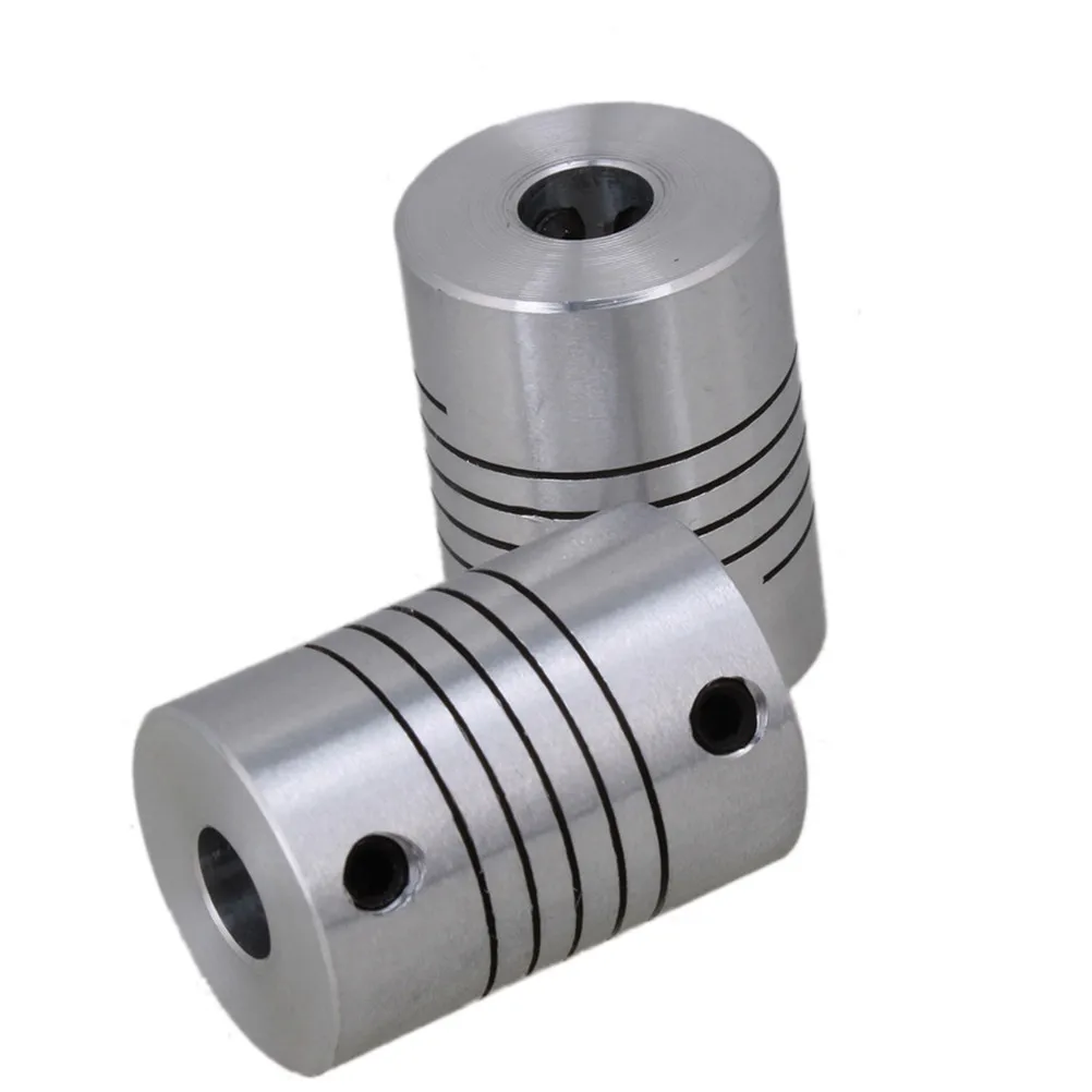 5Pcs High Precision Aluminum Elastic Coupling Stepper Motor Encoder Shaft Coupler 3D Printer Cnc Engraving Machine Damping