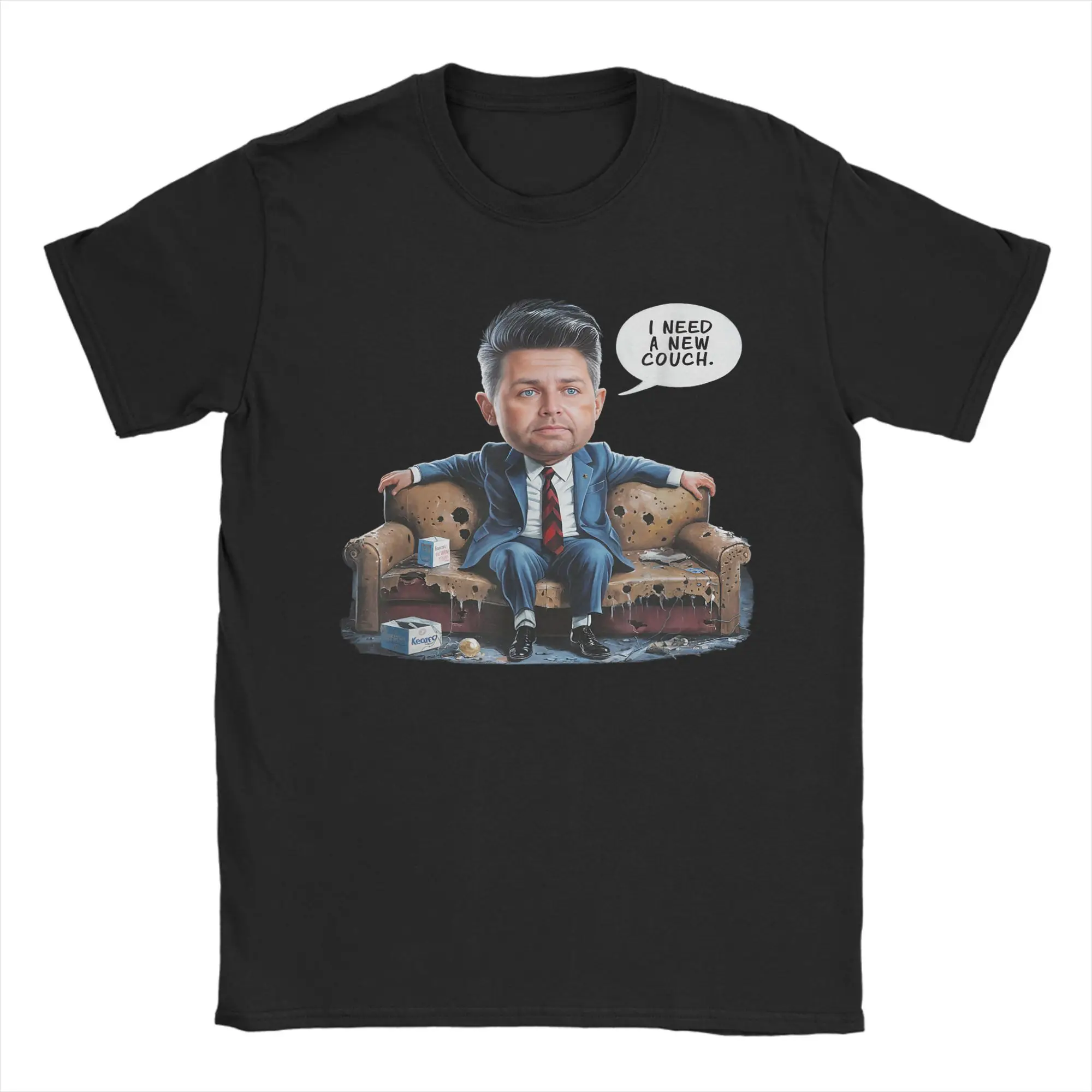 JD Vance I Need A New Couch Забавные политические странные футболки из чистого хлопка с короткими рукавами Футболки с круглым вырезом Одежда больших размеров
JD Vance I Need A New Couch Забавные политические странные футболки из чистого хлопка с короткими рукавами Футболки с круглым вырезом Одежда больших размеров