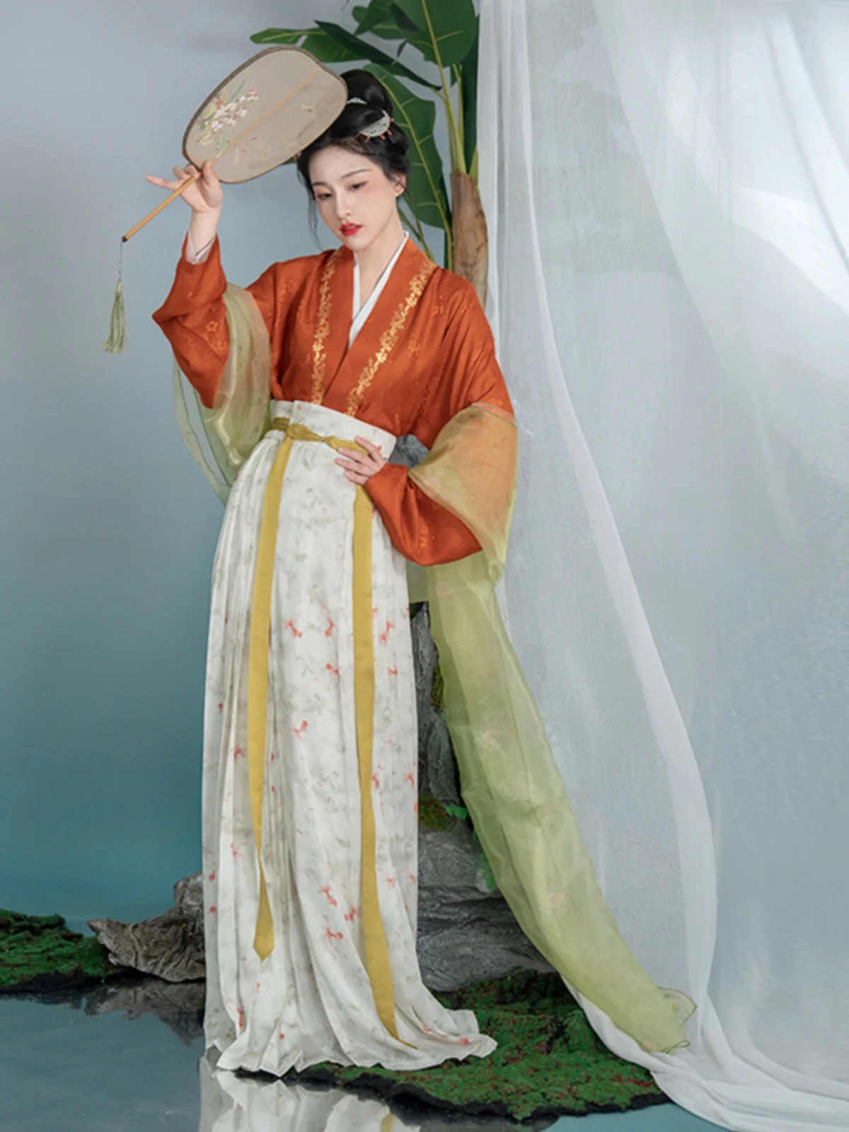 Оригинальная юбка Ханьфу с прямым воротником и вышивкой, повседневная, летняя, новинка 2023 года от Tongguan
Оригинальная юбка Ханьфу с прямым воротником и вышивкой, повседневная, летняя, новинка 2023 года от Tongguan