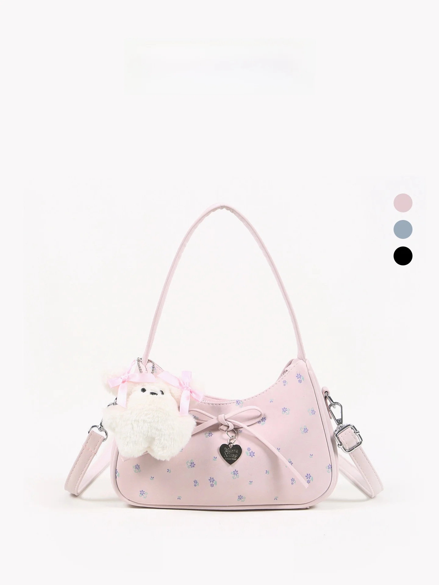 Pink Floral Knot Underarm Bag Women's Shoulder Crossbody Bag Sweet Lady Style Daily Match PU Leather Floral Pattern
Pink Floral Knot Underarm Bag Women's Shoulder Crossbody Bag Sweet Lady Style Daily Match PU Leather Floral Pattern