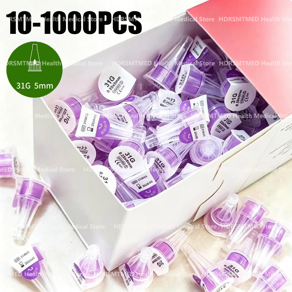 10/100/500/1000Pcs Insulin Cartridges for Lilly Insulin Injection Pen Individual Packaging Medical Insulin Pen Tips 31G 5mm
10/100/500/1000Pcs Insulin Cartridges for Lilly Insulin Injection Pen Individual Packaging Medical Insulin Pen Tips 31G 5mm