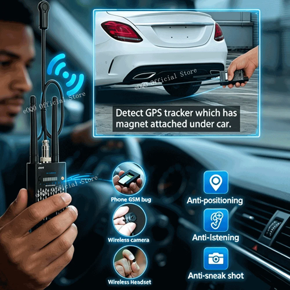 Multi-Function Magnet Detector Anti-Spy RF Signal Finder GSM Bug GPS Tracker Wireless Hidden Camera Detector Anti-Eavesdropping
Multi-Function Magnet Detector Anti-Spy RF Signal Finder GSM Bug GPS Tracker Wireless Hidden Camera Detector Anti-Eavesdropping
