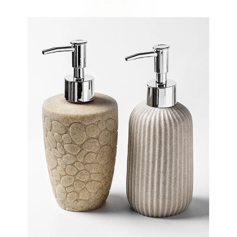 Scandinavian Style Sandstone Hand Sanitizer Bottle Bathroom Liquid Soap Dispenser Empty Decorative Lotion Sub-bottle
Scandinavian Style Sandstone Hand Sanitizer Bottle Bathroom Liquid Soap Dispenser Empty Decorative Lotion Sub-bottle