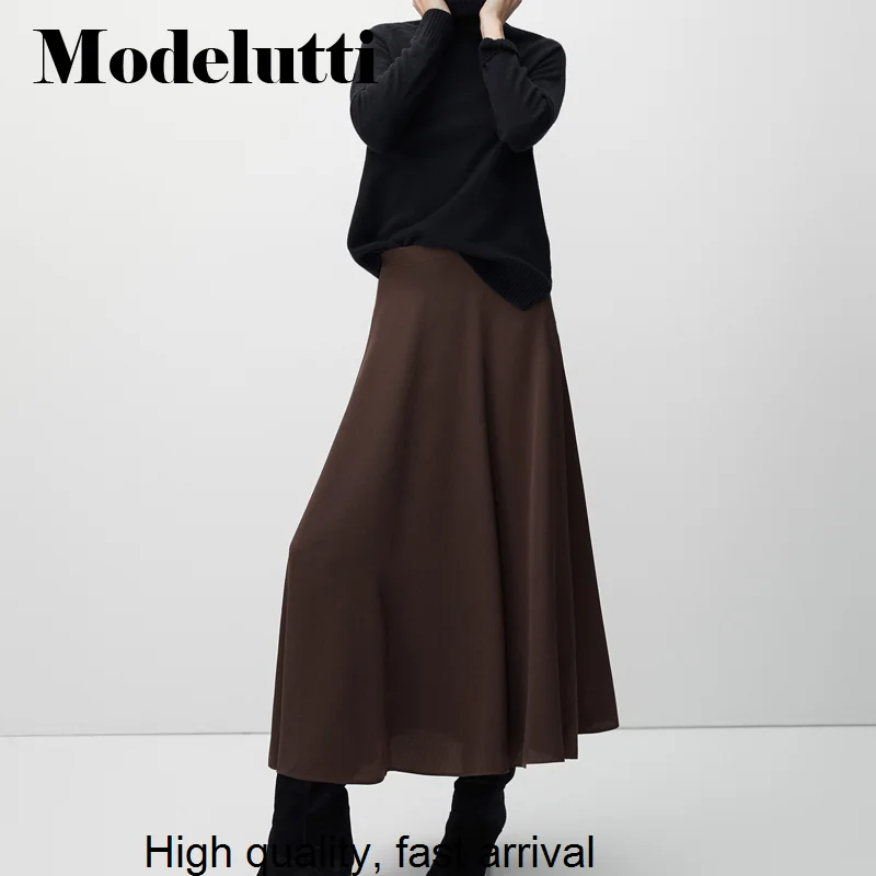Spring 2023 New Autumn Fashion Elegant Solid Color Satin Long Skirt Simple Casual Temperament Skirt Bottoms Women
Spring 2023 New Autumn Fashion Elegant Solid Color Satin Long Skirt Simple Casual Temperament Skirt Bottoms Women