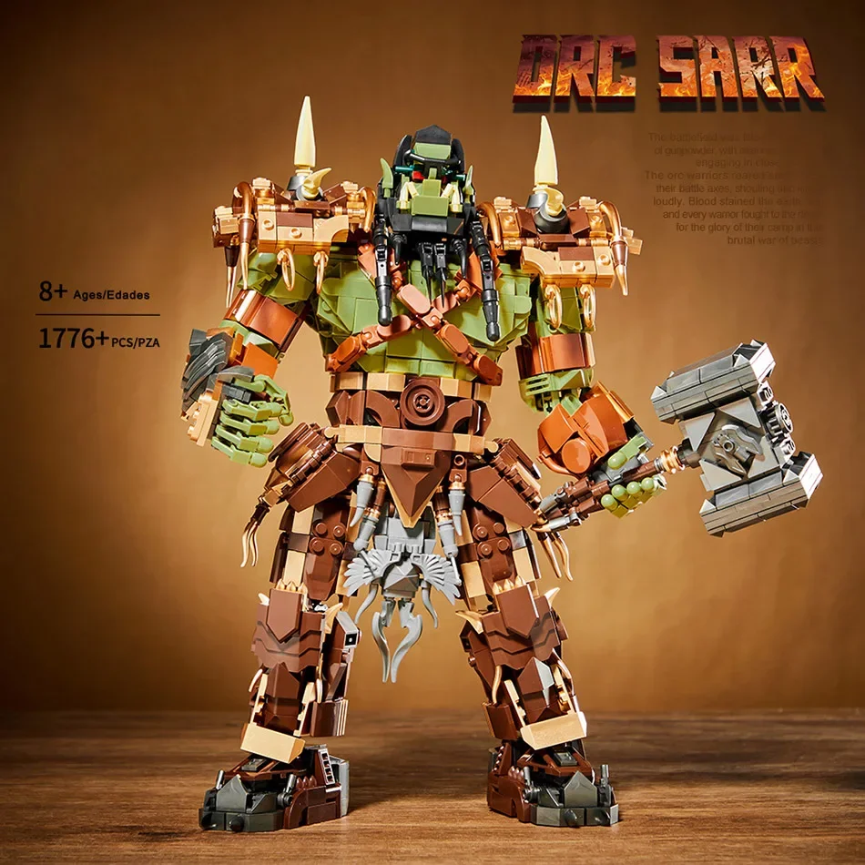 1776 шт. MOC творческий волшебный мир Орк фигурка трал строительные блоки кирпичи сборка модель игрушки для детей подарок на день рождения
1776 шт. MOC творческий волшебный мир Орк фигурка трал строительные блоки кирпичи сборка модель игрушки для детей подарок на день рождения