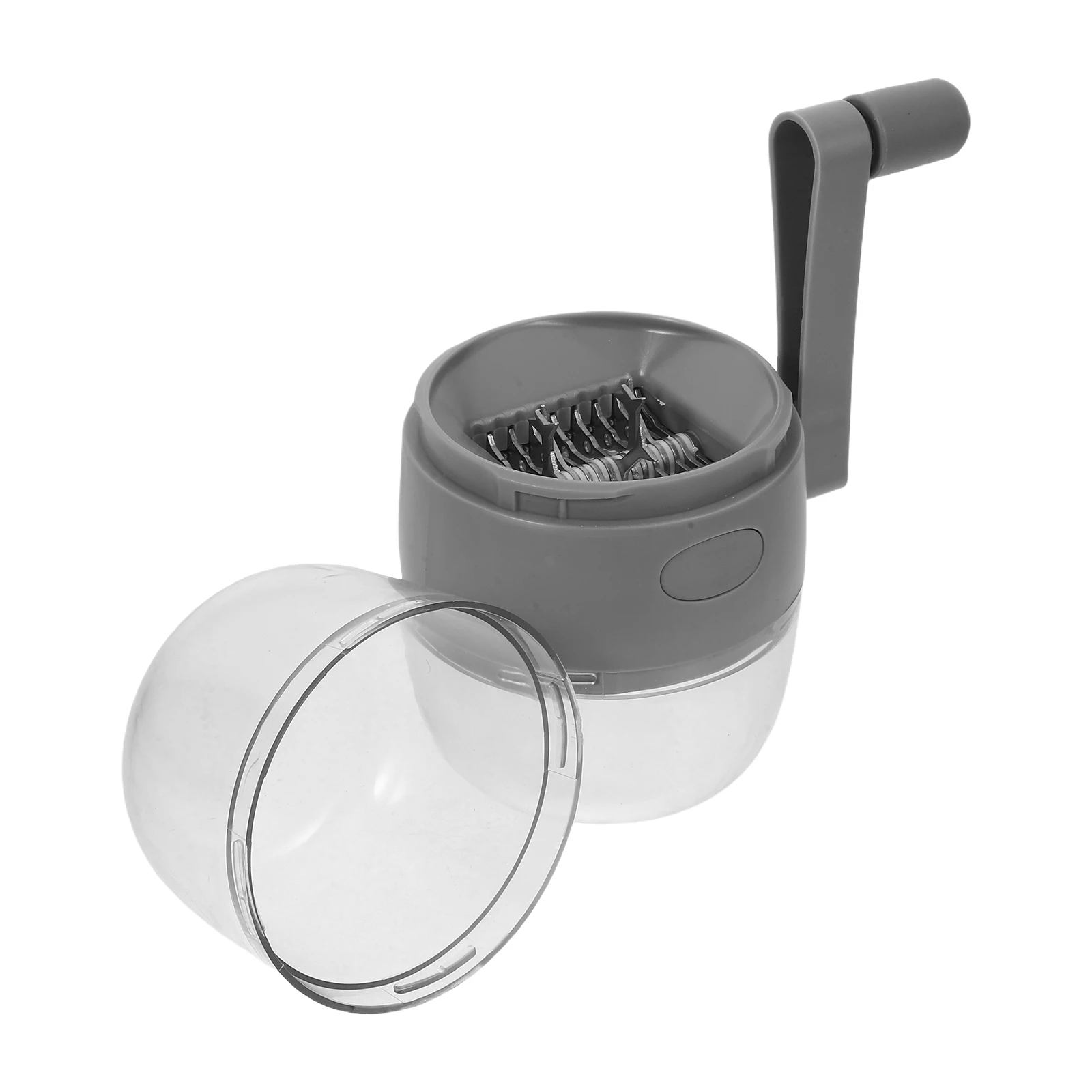 Dried Fruit Nut Grinder Grey Plastic Ginger Garlic Crusher Hand Crank Veggie Tool Walnut Peanut Chopper Kitchen Gadget
Dried Fruit Nut Grinder Grey Plastic Ginger Garlic Crusher Hand Crank Veggie Tool Walnut Peanut Chopper Kitchen Gadget
