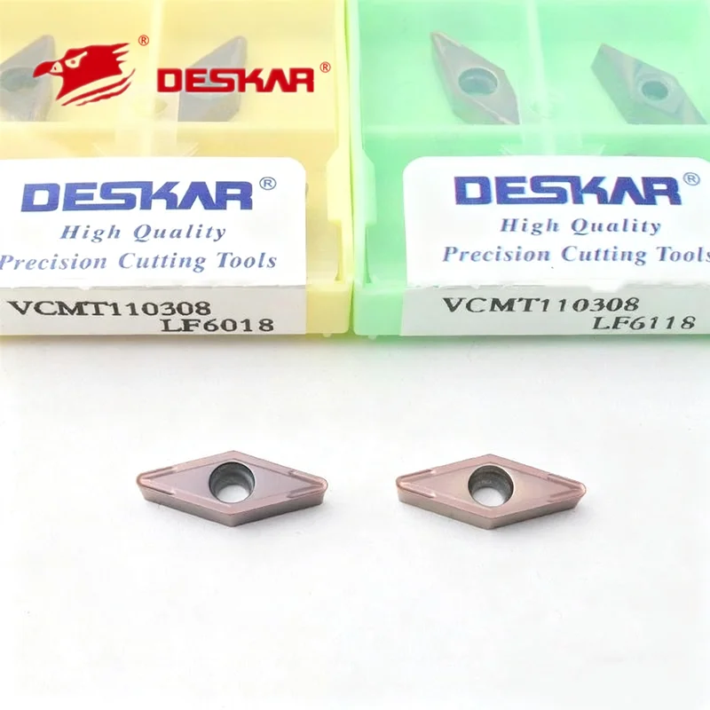 10Pcs Deskar Vcmt110304 Vcmt110308 Vcmt160404 Vcmt160408 Lf6018 Lf6118 Cnc Lathe Carbide Inserts Turning Tool Cutter Blade for m
10Pcs Deskar Vcmt110304 Vcmt110308 Vcmt160404 Vcmt160408 Lf6018 Lf6118 Cnc Lathe Carbide Inserts Turning Tool Cutter Blade for m