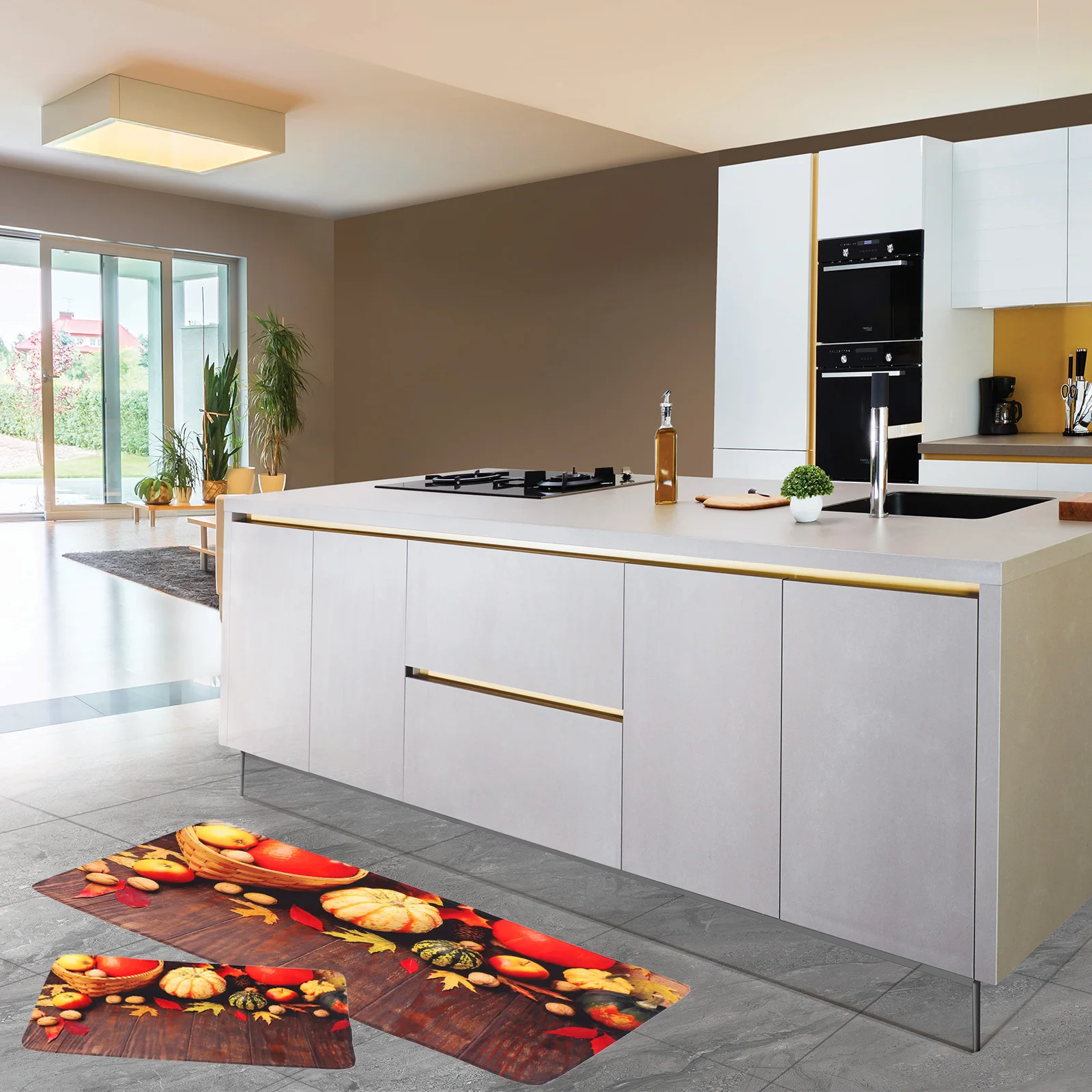 2pcs Non-Slip Floor Mat Anti-Skid Kitchen Rug Pumpkin Maple Leaf Print Washable Decorative Mat For Living Room Bedroom Bathroom
2pcs Non-Slip Floor Mat Anti-Skid Kitchen Rug Pumpkin Maple Leaf Print Washable Decorative Mat For Living Room Bedroom Bathroom