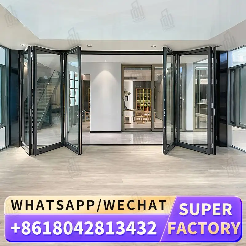 Customizable Windows Foldable Door for European Commercial Spaces Innovative Design Factory Windows Foldable door
Customizable Windows Foldable Door for European Commercial Spaces Innovative Design Factory Windows Foldable door