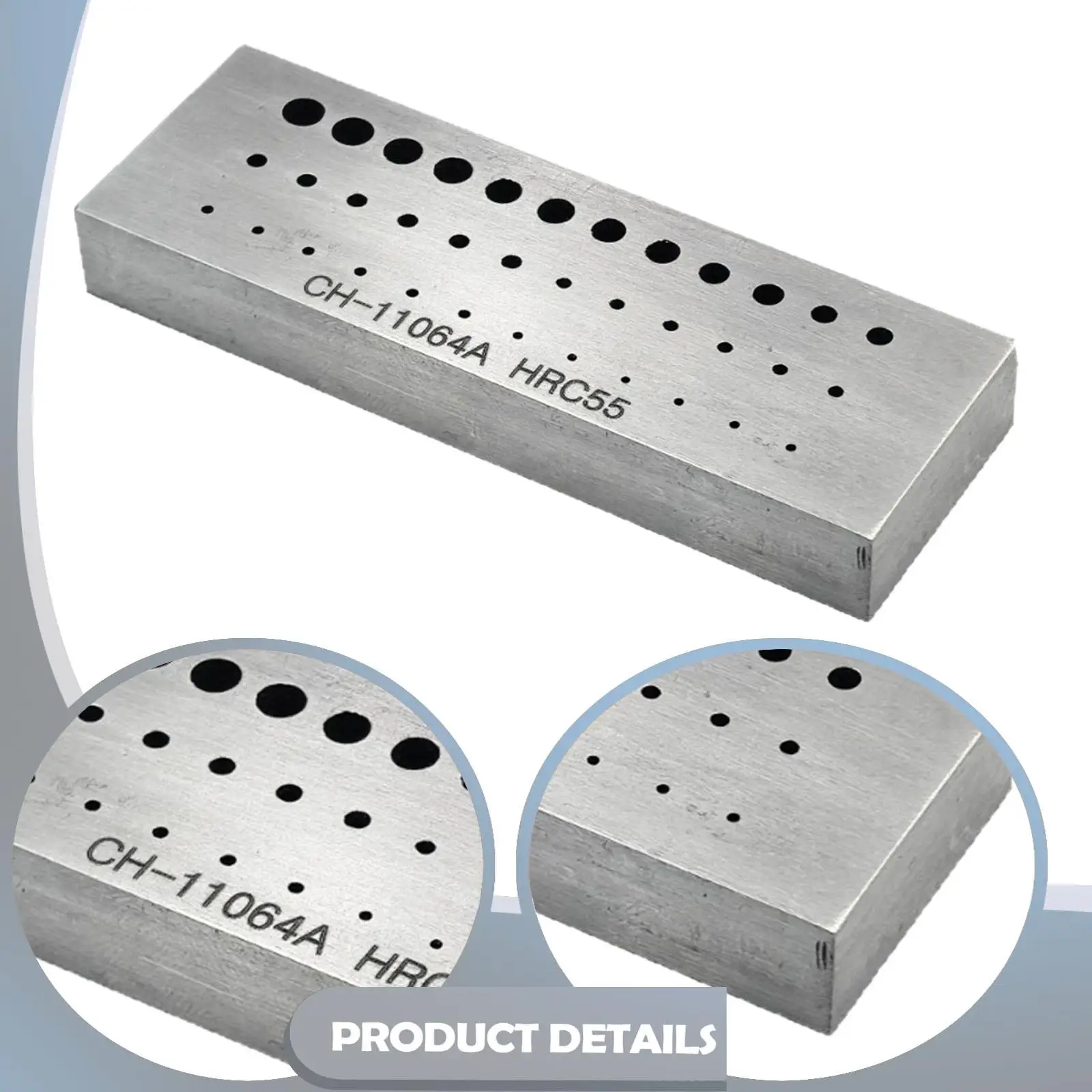 Steel Watch Riveting Stake Block with 36 Holes Adjustable Anvil Watch Straps Punching Plate for Watchmaker Tool Repair
Steel Watch Riveting Stake Block with 36 Holes Adjustable Anvil Watch Straps Punching Plate for Watchmaker Tool Repair
