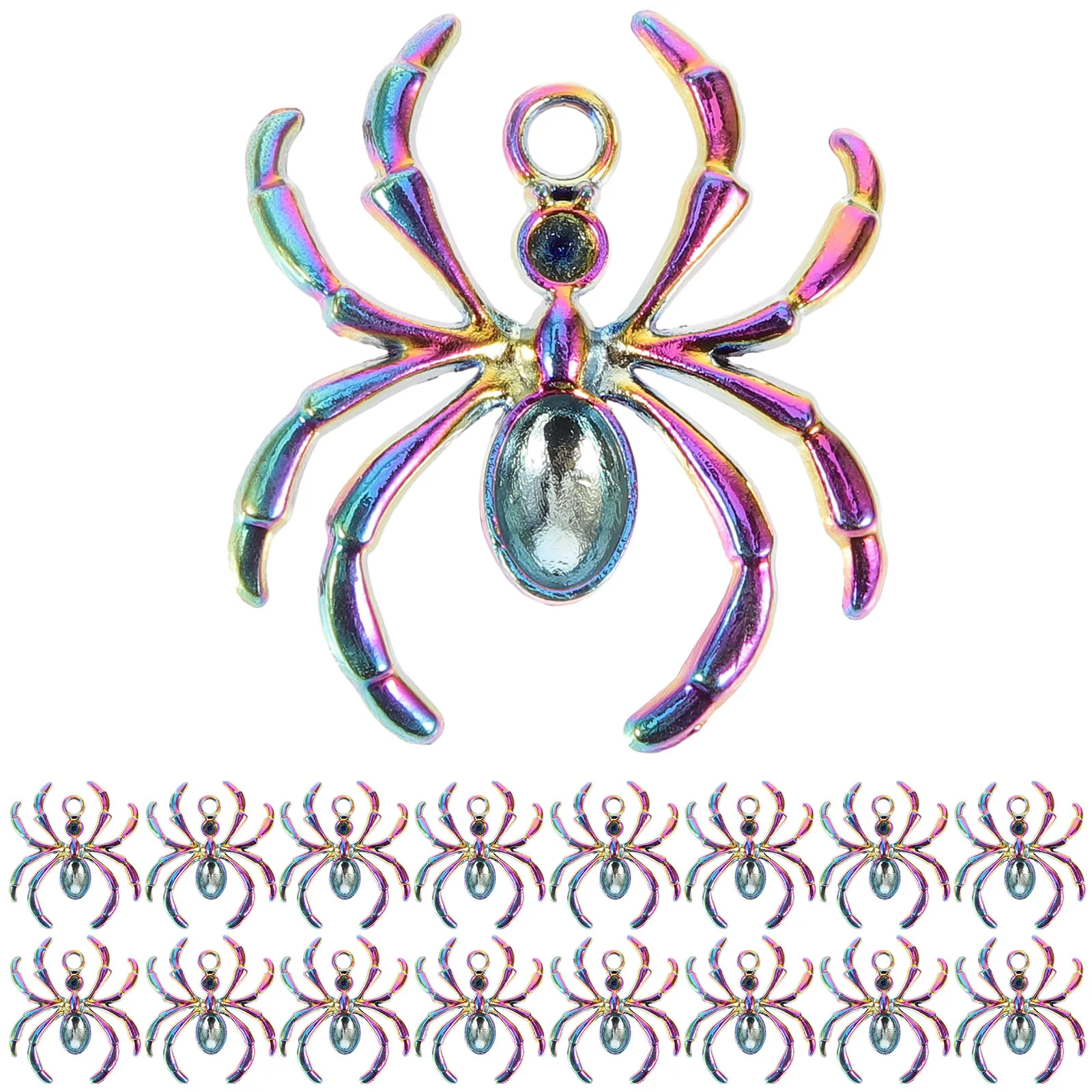 20 Pcs Colorful Spider Pendant Necklace Making Charms Mini Spiders Halloween for Jewelry Pendants DIY Findings Earrings
20 Pcs Colorful Spider Pendant Necklace Making Charms Mini Spiders Halloween for Jewelry Pendants DIY Findings Earrings
