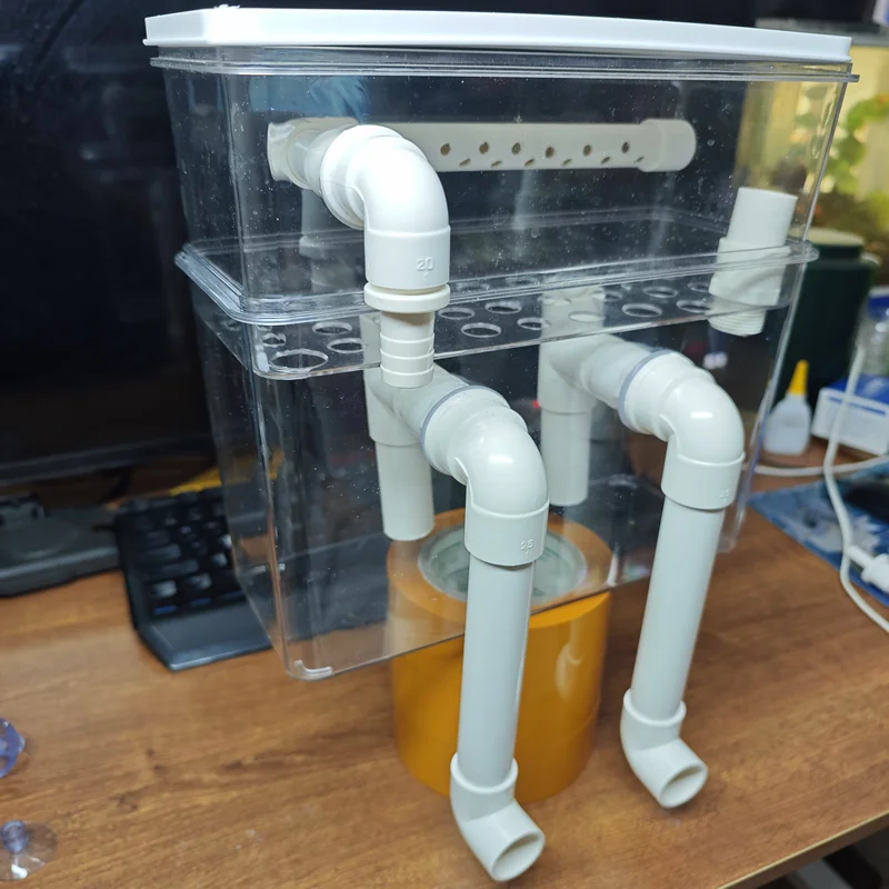 Tee-In-One External Aquarium Filter Recirculating System Turnover Box Water Purin Filter for Frewater Fi And Simp
Tee-In-One External Aquarium Filter Recirculating System Turnover Box Water Purin Filter for Frewater Fi And Simp