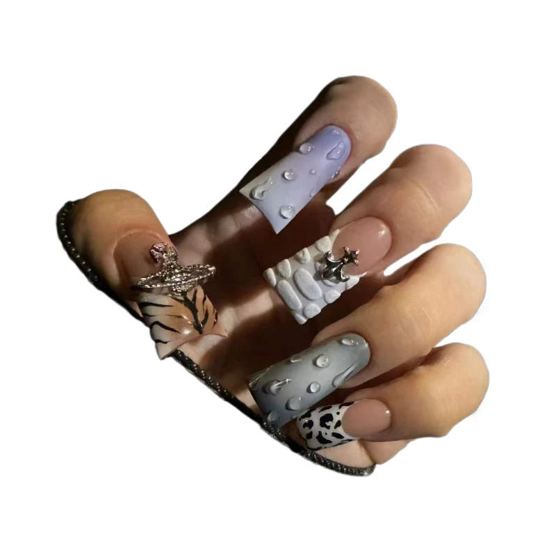 *Purely handmade wearable armor customized finished product wearable European and American style duck bill manicure
*Purely handmade wearable armor customized finished product wearable European and American style duck bill manicure