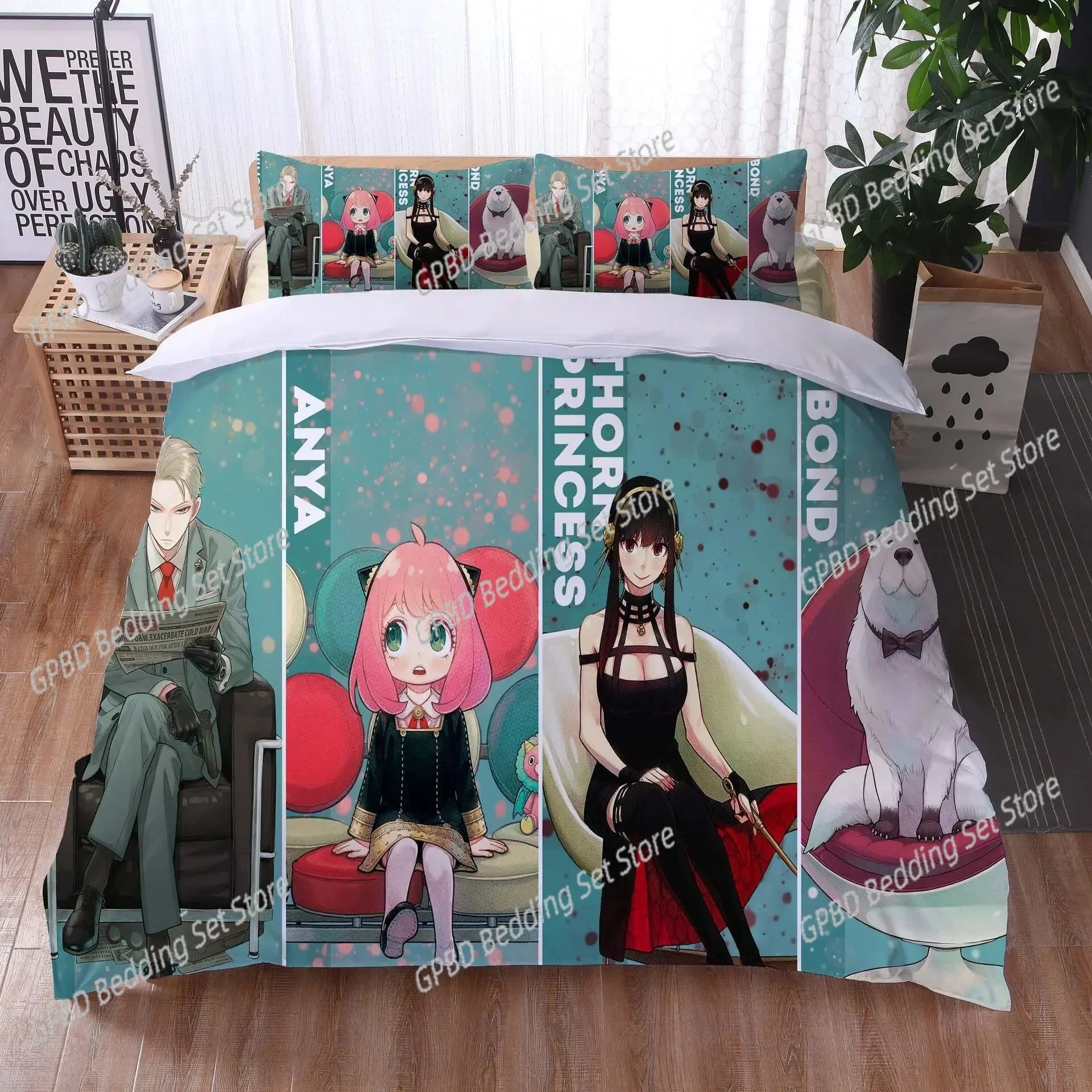3D Print Anime Spy Family Anya Bedding Set Single Twin Double Queen King Cal King Size Bed Linen Set
3D Print Anime Spy Family Anya Bedding Set Single Twin Double Queen King Cal King Size Bed Linen Set