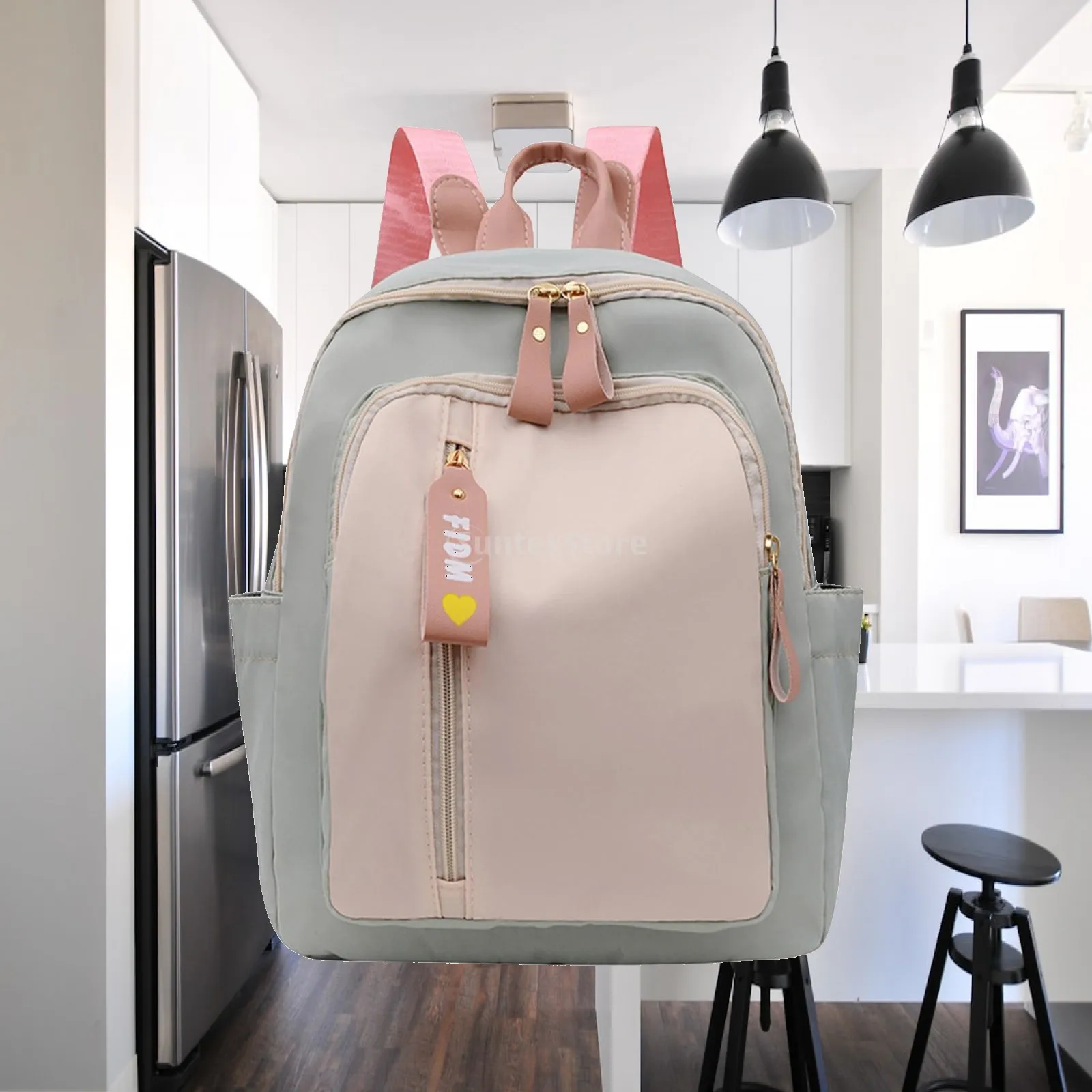 Fashion Backpack Teen Girls Handbag Versatile Lightweight with Handle Rucksack
Fashion Backpack Teen Girls Handbag Versatile Lightweight with Handle Rucksack