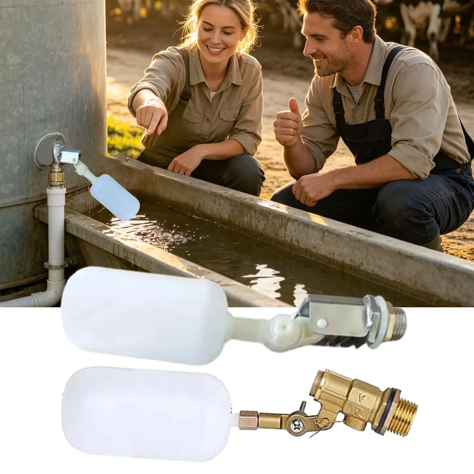 1pc Livestock Tank Valve Float Valve Filling System 19*5cm Water Efficient Water Control High Water Pressure Tolerance
1pc Livestock Tank Valve Float Valve Filling System 19*5cm Water Efficient Water Control High Water Pressure Tolerance