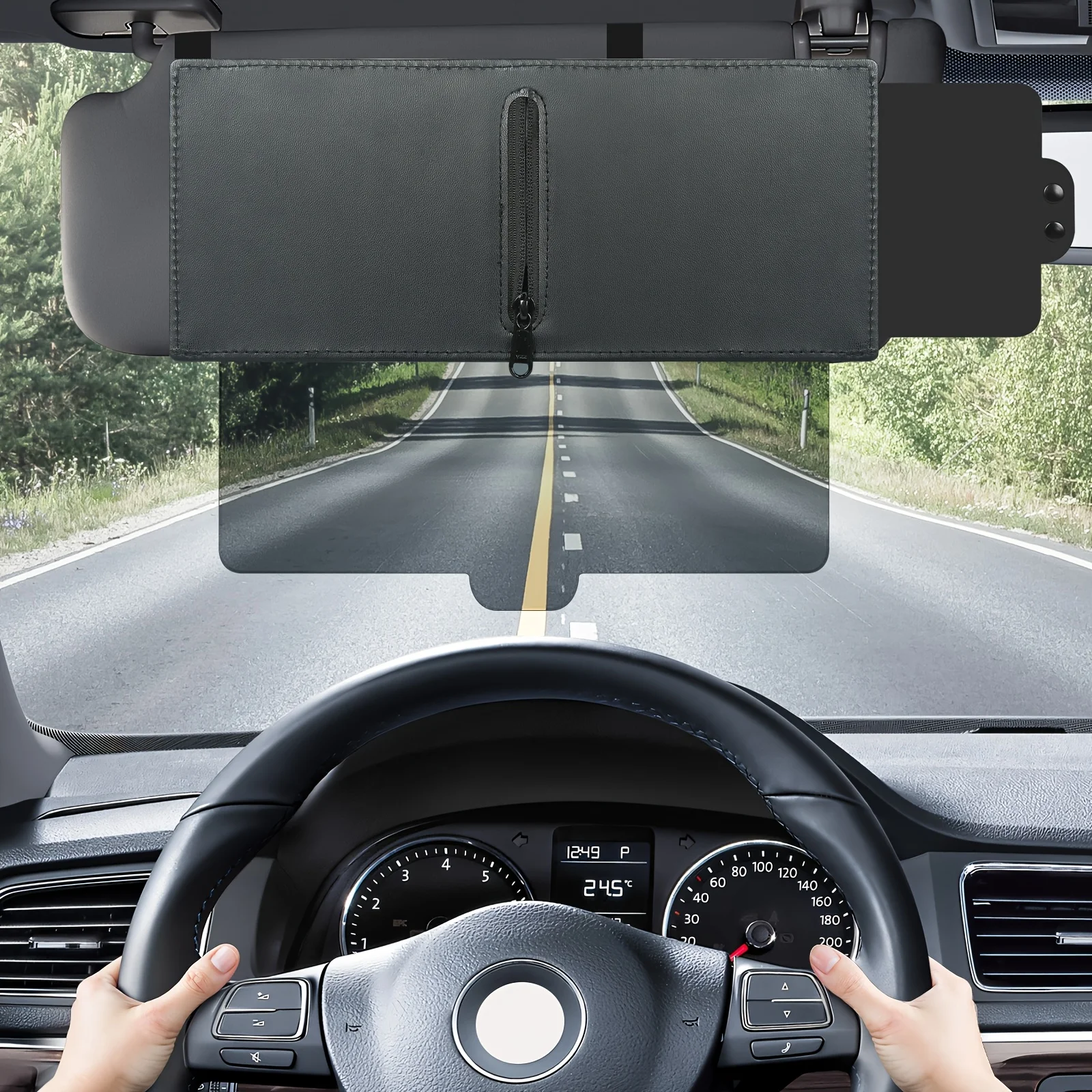 Car Sunshades Polarized Sun Visor For Car With Zipper Slider, Upgraded UV400 Car Sun Visor Extension With PC Lens, Side Sunshade
Car Sunshades Polarized Sun Visor For Car With Zipper Slider, Upgraded UV400 Car Sun Visor Extension With PC Lens, Side Sunshade