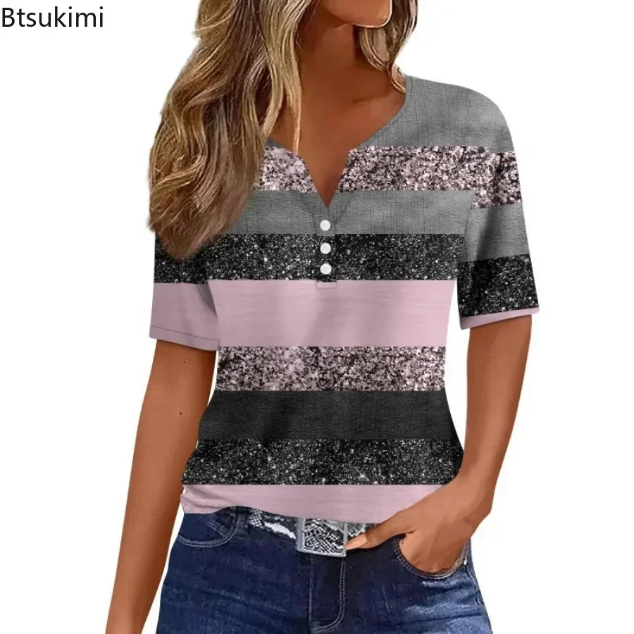 Fashion Streetwear Summer Women's Short-sleeved Loose Casual Tees 3D Printing Design Elegant Women Clothing Simple T-shirt Femme
Fashion Streetwear Summer Women's Short-sleeved Loose Casual Tees 3D Printing Design Elegant Women Clothing Simple T-shirt Femme