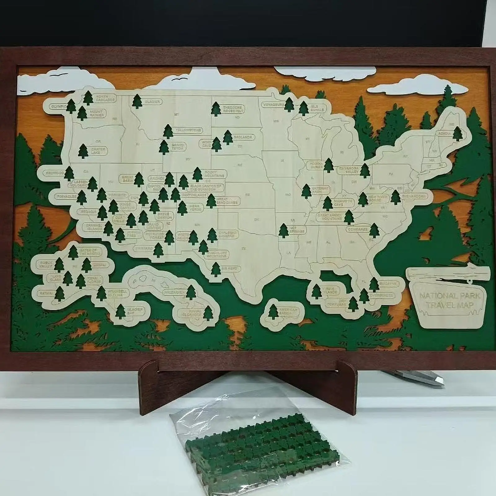 National Parks Wall Art, Wooden National Parks Travel with Trees for Dad, Husband, Wife
National Parks Wall Art, Wooden National Parks Travel with Trees for Dad, Husband, Wife