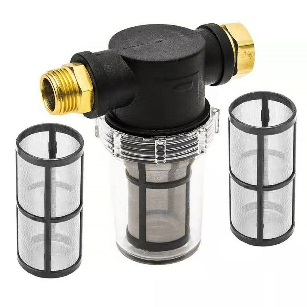 3/4Inch Watering Filter Prevent Pipe Clogging Hose Water Pump Irrigation Strainer Durable Easy To Install for Garden Water Pipe
3/4Inch Watering Filter Prevent Pipe Clogging Hose Water Pump Irrigation Strainer Durable Easy To Install for Garden Water Pipe