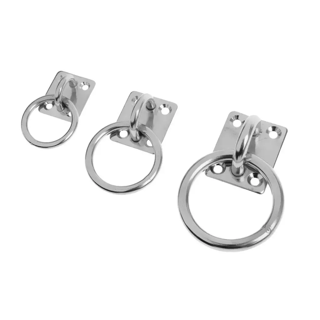 Heavy Duty Square Eye Plate Stainless Steel Marine Anchor Pad for Yacht Boat Sunshade Rail Netting
Heavy Duty Square Eye Plate Stainless Steel Marine Anchor Pad for Yacht Boat Sunshade Rail Netting