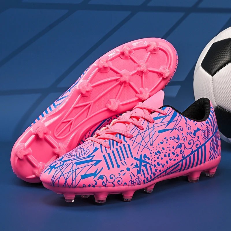 Youth Competition Soccer Cleats FG TF Comfortable Breathable Football Shoes for Teenagers 
Youth Competition Soccer Cleats FG TF Comfortable Breathable Football Shoes for Teenagers