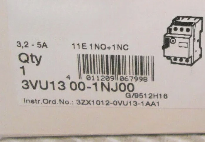 Brand new 3VU1300-1NJ00 Fast Delivery
Brand new 3VU1300-1NJ00 Fast Delivery