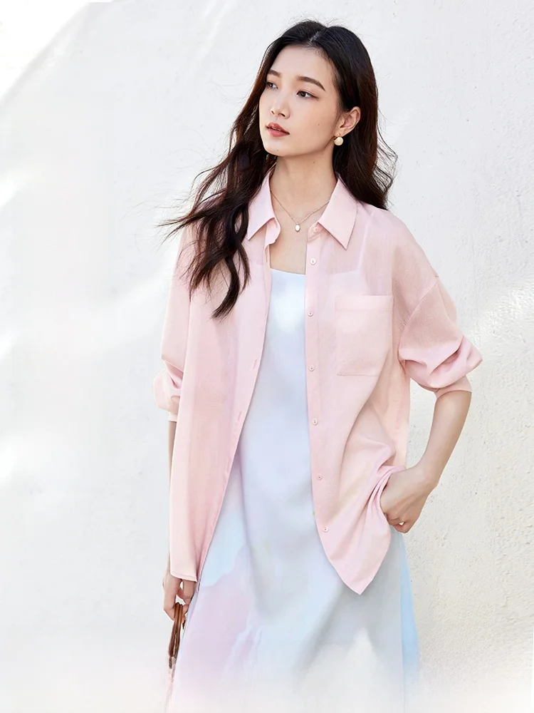 Multifunctional Pure Color Women's Shirt Spring 2026 New Loose Fit Sun Protection Versatile Shoulder Drop Shirt Casual Style
Multifunctional Pure Color Women's Shirt Spring 2026 New Loose Fit Sun Protection Versatile Shoulder Drop Shirt Casual Style