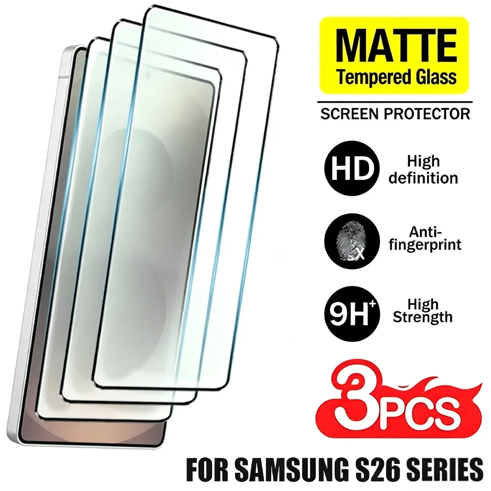 3PCS Matte Screen Protector For Samsung S25 Ultra S25 S24 S23 A57 S22 Plus S21 A56 A37 A26 A25 A16 A17 A22 A70 Tempered Glass
3PCS Matte Screen Protector For Samsung S25 Ultra S25 S24 S23 A57 S22 Plus S21 A56 A37 A26 A25 A16 A17 A22 A70 Tempered Glass