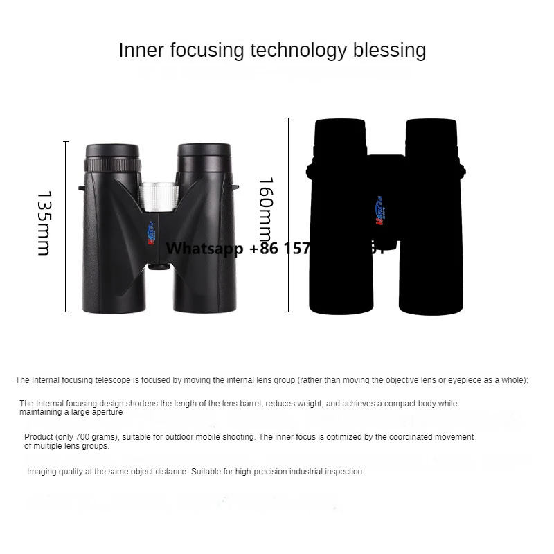 Higher Cost Performance Compact Portable Telescope 42mm Aperture Handheld Binoculars for Astronomy Beginners
Higher Cost Performance Compact Portable Telescope 42mm Aperture Handheld Binoculars for Astronomy Beginners