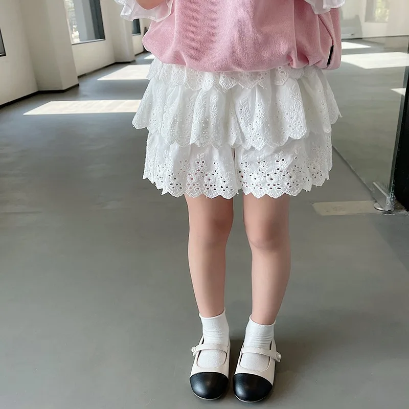 Summer Girls Solid Colors Tutu Skirts White Lace Elastic Waist All-match Cake Skirt Skin Friendly Breathable Casual Skirts
Summer Girls Solid Colors Tutu Skirts White Lace Elastic Waist All-match Cake Skirt Skin Friendly Breathable Casual Skirts