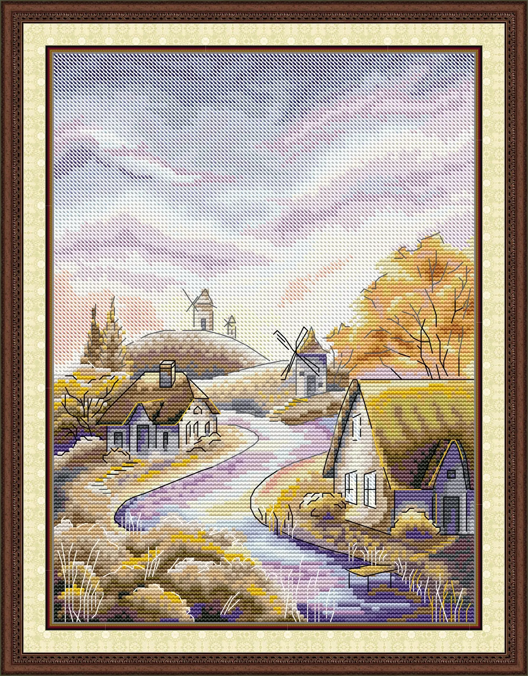 Maydear Full Cross Stitch Kit, 11CT/14CT/16CT/9CT Aida Fabric,DMC Threads Sewing Pattern Embroidery Set-Tranquil Fall
Maydear Full Cross Stitch Kit, 11CT/14CT/16CT/9CT Aida Fabric,DMC Threads Sewing Pattern Embroidery Set-Tranquil Fall