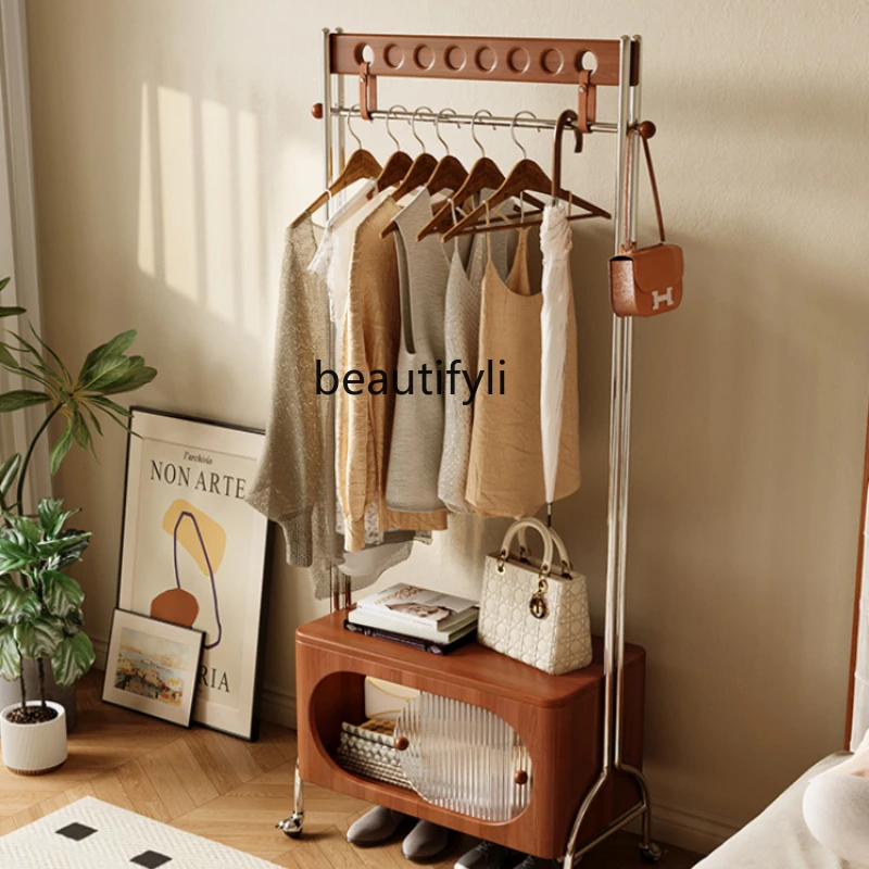 Solid Wood Floor Clothes Rack Bedroom Vintage Storage Shoe Rack Removable Coat Rack
Solid Wood Floor Clothes Rack Bedroom Vintage Storage Shoe Rack Removable Coat Rack