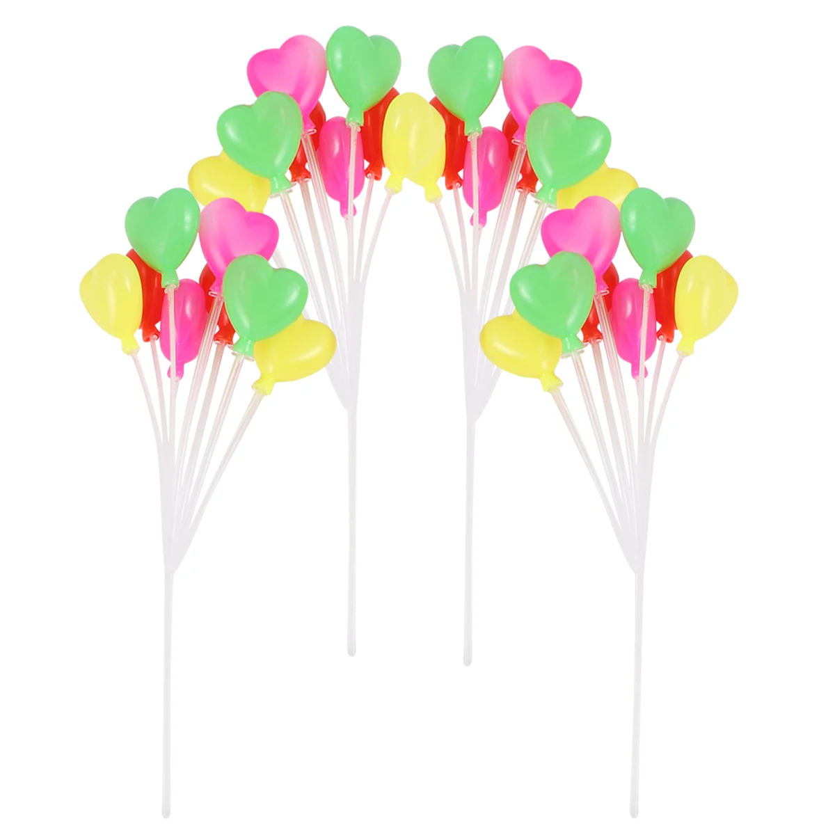 10pcs Cake Picks Heart Balloon Toppers Colorful Decor Plastic Birthday Party Supplies Lightweight Fun Atmosphere
10pcs Cake Picks Heart Balloon Toppers Colorful Decor Plastic Birthday Party Supplies Lightweight Fun Atmosphere