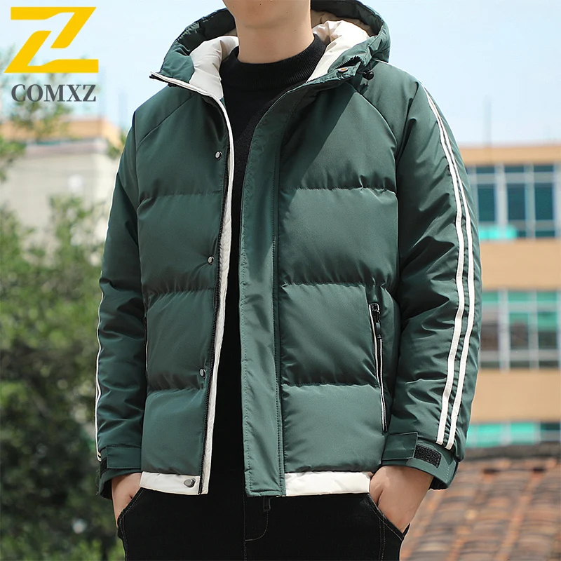 Men Cotton Jacket Autumn Winter New Thickened Cotton Windproof and Warm Hooded Jacket Outdoor Fashion Casual Zipper Down Jacket
Men Cotton Jacket Autumn Winter New Thickened Cotton Windproof and Warm Hooded Jacket Outdoor Fashion Casual Zipper Down Jacket